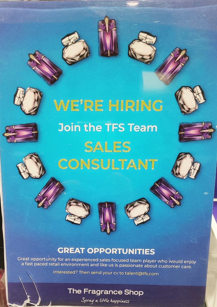 The Fragrance Shop - Job Opportunity